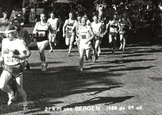 Tijdens de halve van Bergen (NH) 1988